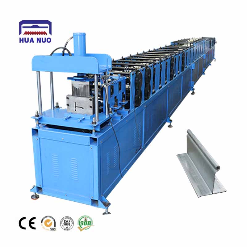 Roller shutter bottom connecting plate machine