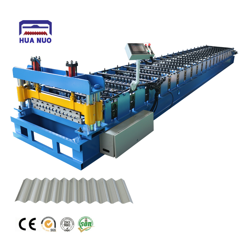  665 Arc-shaped single layer roll forming  machine3