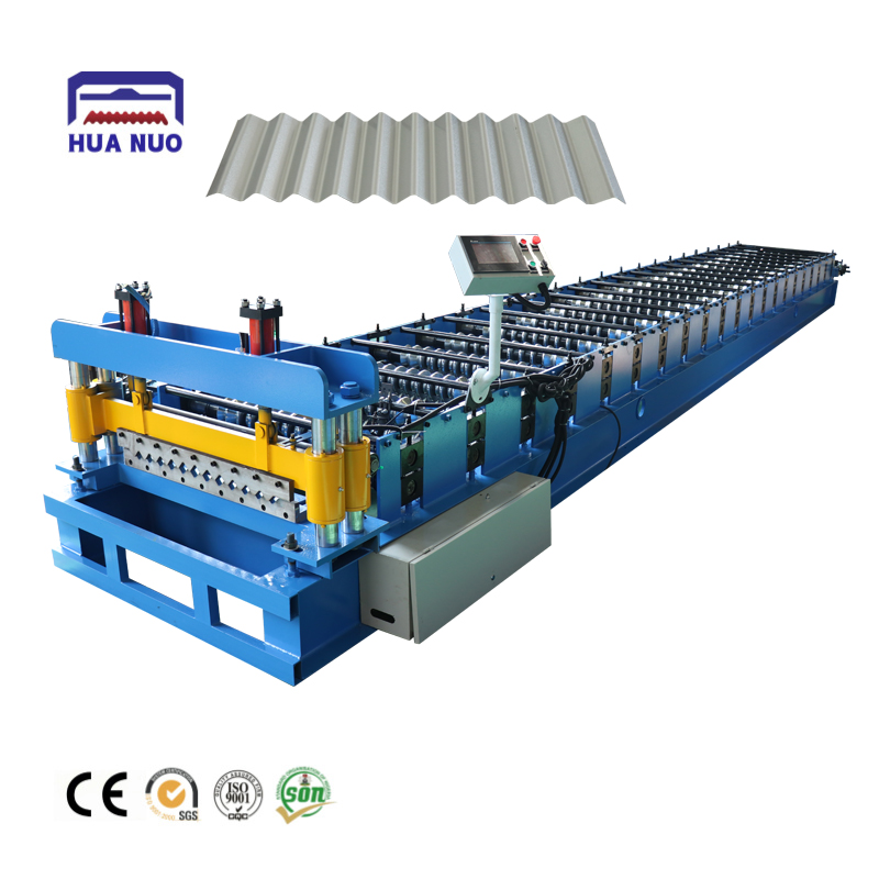  665 Arc-shaped single layer roll forming  machine1