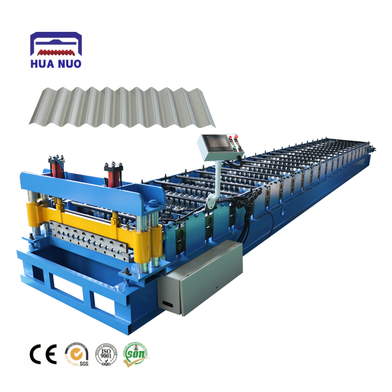  665 Arc-shaped single layer roll forming  machine2